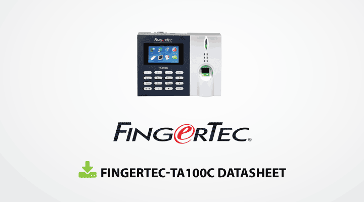 FingerTec-TA100C Datasheet