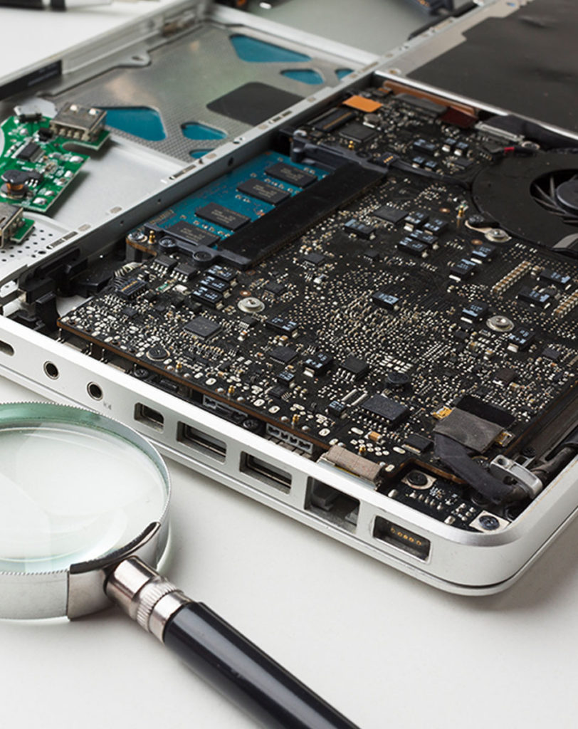 open a laptop and repairing motherboard and chip level repairing in Bahrain by Nexcel service team