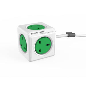 Allocacoc PowerCube Extended UK; GREEN