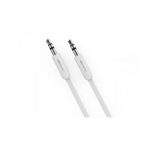 Allocacoc AUXcable Flat 1.5m cable; WHITE