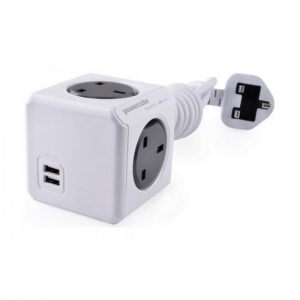 Allocacoc PowerCube Extended UK; GREY