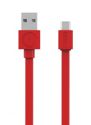 Allocacoc USBcable microUSB Basic; RED