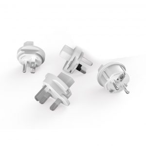 Allocacoc Travel plugs 4x