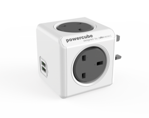 Allocacoc PowerCube Original USB UK; GREY