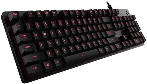 Logitech Gaming Keyboard Wired G413 Mechanical - CARBON -RED LED