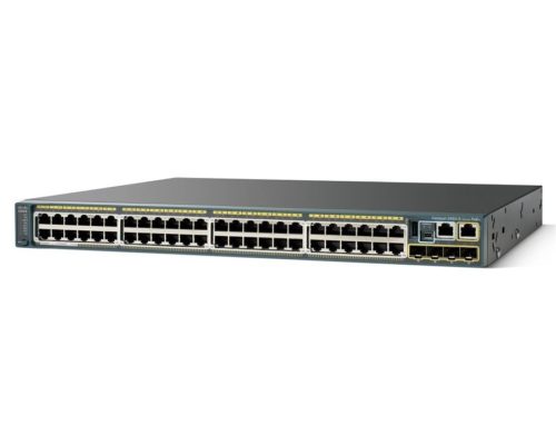 A Cisco networking switch of 48 ports and 4 uplink ports available in Bahrain from Nexcel Computer solutions