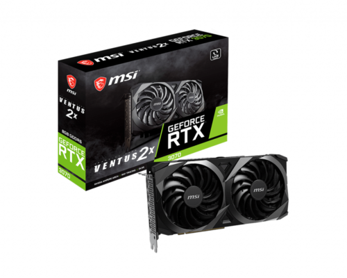MSI gaming graphic card of RTX 3070 VENTUS 2X in Bahrain from Nexcel computer solutions