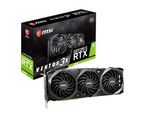 Best gaming graphics card RTX 3090 VENTUS 3X 24G OC in bahrain at Nexcel