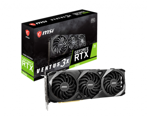 Best gaming graphics card RTX 3090 VENTUS 3X 24G OC in bahrain at Nexcel