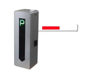 A car park security barrier to control traffic in Bahrain