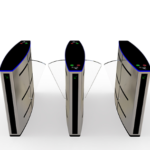 A strong body flap turnstile security barrier JDYZ24 solution in Bahrain