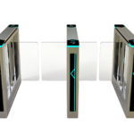 A swing security barrier turnstile barrier JDBZ-23 using for controlling people flow in Bahrain like shopping malls , offices, schools