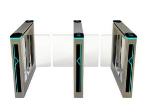 A swing security barrier turnstile barrier JDBZ-23 using for controlling people flow in Bahrain like shopping malls , offices, schools