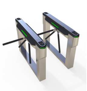 A black color tripod security barrier turnstile solution in Bahrain