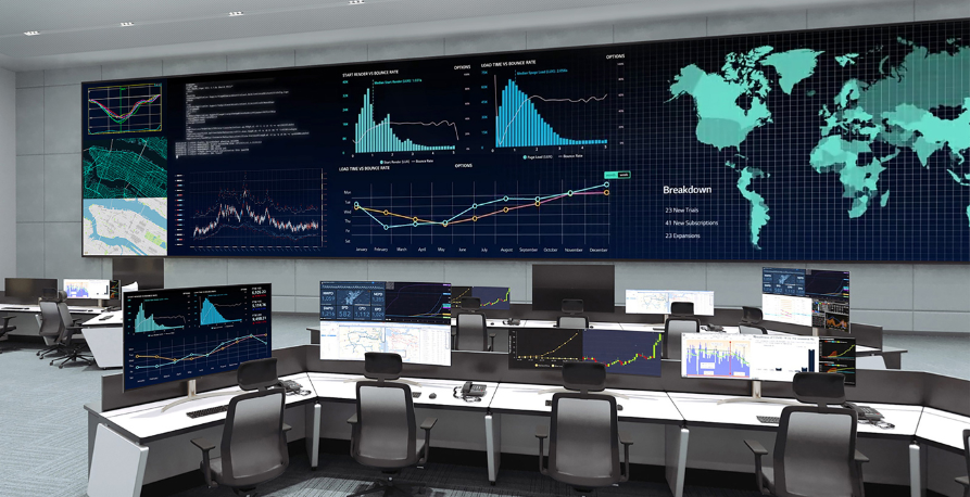 Through commercial signage display screens monitoring the all over Bahrain by Nexcel Computer