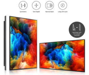 A smart LED digital signage solution of SAMSUNG commercial display available in Bahrain by Nexcel Computer Solutions