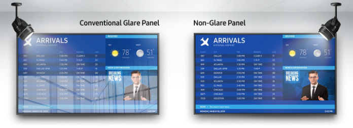 Smart LED display comparison of Samsung commercial display in bahrain By Nexcel Computer Solution