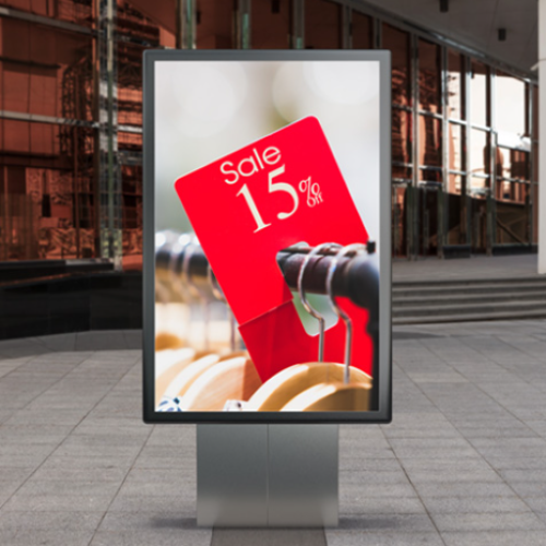 Sales promotion display using outdoor screens solution in Bahrain by Nexcel Computer Bahrain